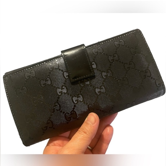 Authentic Gucci GG Imprime Coated Canvas Wallet - Picture 3 of 9
